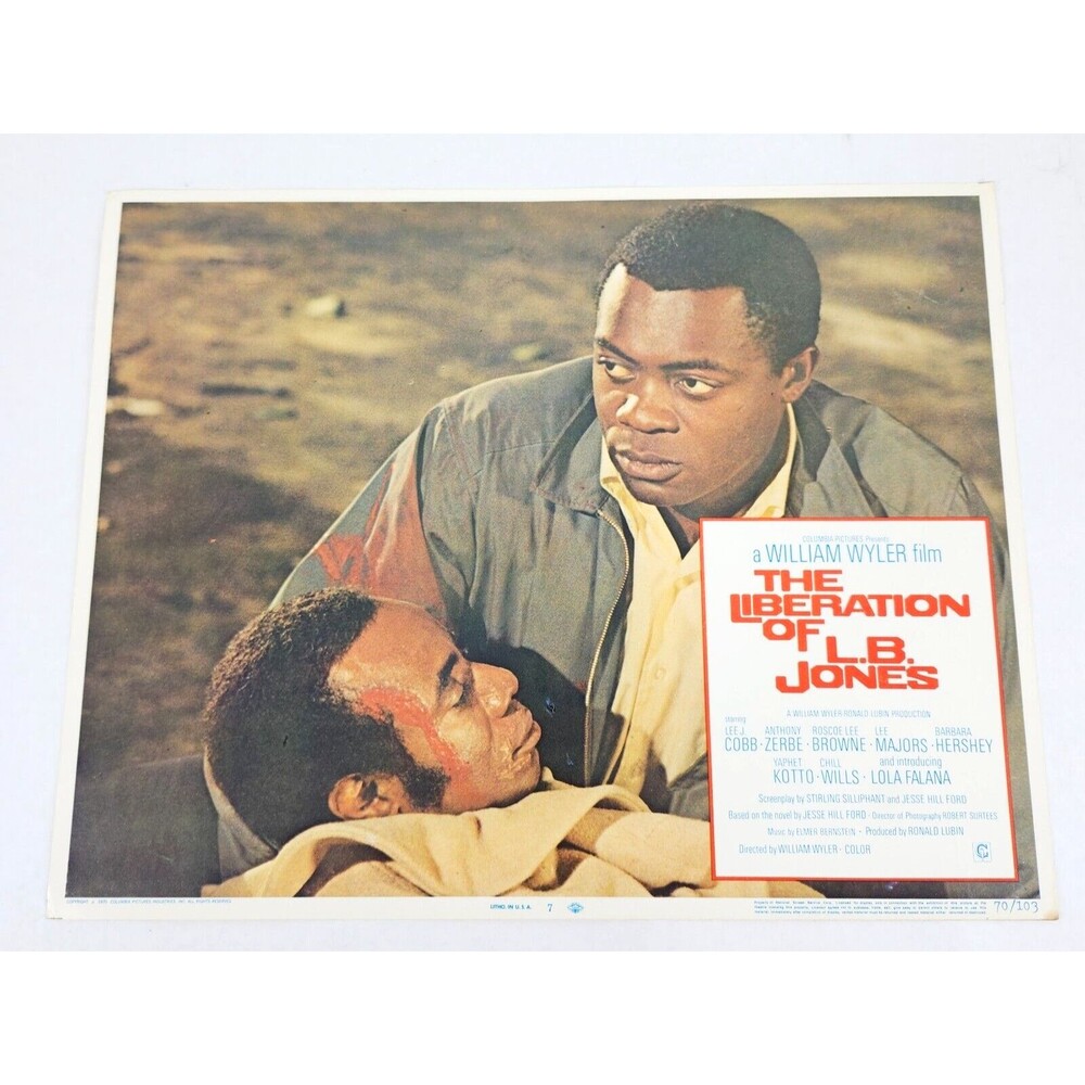 The Liberation of LB Jones 1970 Lobby Card Movie Poster Anthony Zerbe Neo Noir